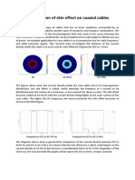 Skin Effect Coaxial Cable