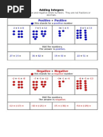 Adding Integers Notes