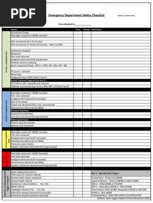 Checklist