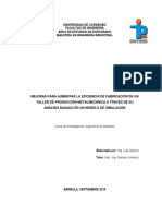 Anteproyecto - Tesis de Job Shop Empresa FAINCA - Ing Luis Gomez (Rev 3 - Edición Final)