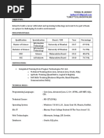 Vishal Jadhav Resume