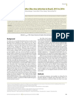 Risk of Microcephaly After Zika Virus Infection in Brazil, 2015 To 2016