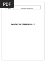 Employee Sop For Pms (2018-19)