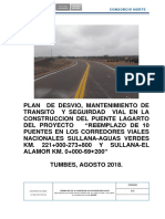 Plan de Desvio y Seguridad Vial-Pte Lagarto Tumbes