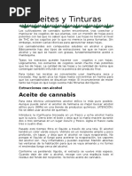 Aceites y tinturas