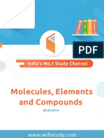 Molecules Elements and Compound
