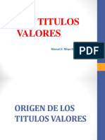 Tv-Disposiciones Generales Usmp - Titulos Valores PDF