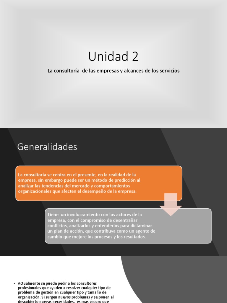 Unidad 2 Consultoria Corporación multinacional