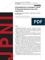 Pneumothorax in Neonates: A Level III Neonatal Intensive Care Unit Experience