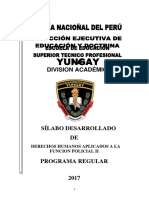 Derechos Humanos Aplicado A La Funcion Policial II