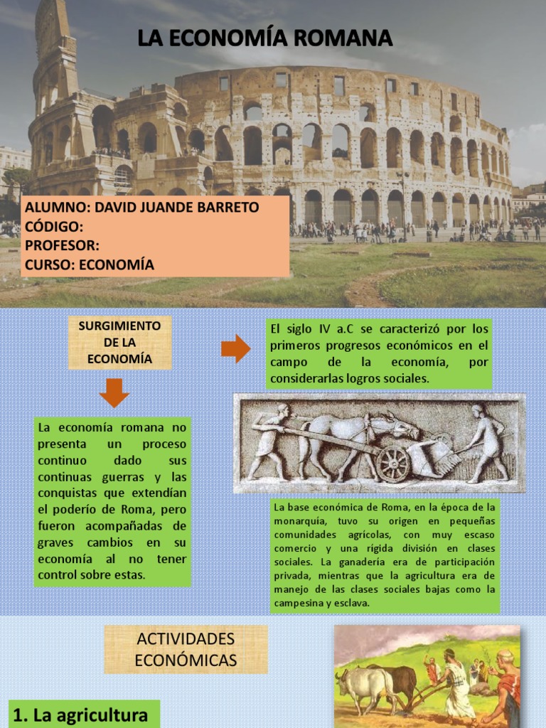 Datos Económicos De La Antigua Roma La Vida Laboral En Roma Y La