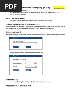 gift card