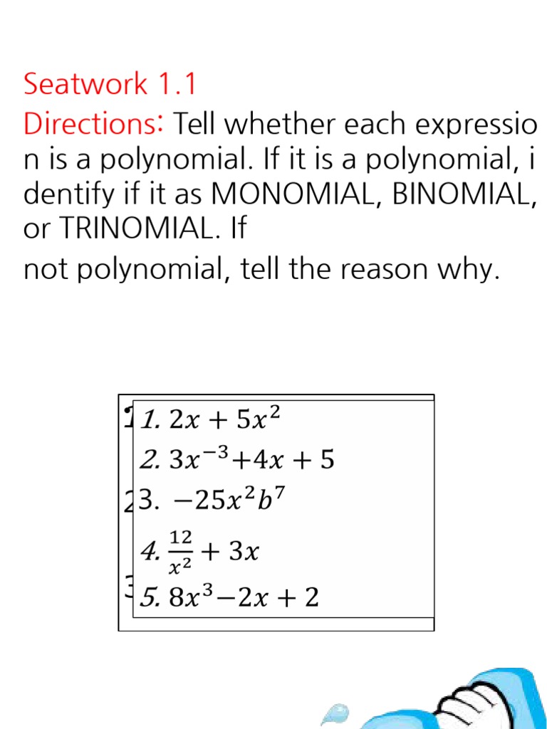 Day 1.2 GCF Common Monomial Factor | Factorization | Polynomial