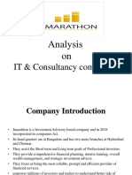 Analysis On: IT & Consultancy Companies