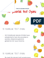 30 Yuvarlak Test Oyunu