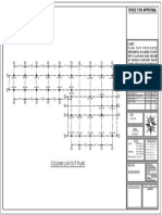 Column Layout Plan: Space For Approval