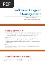 Software Project Planning (Ch.5)