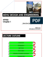 Menu Design and Engineering: Know Your Customer