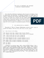 Antonio Rodriguez Carmona, Los Anuncios de La Muerte de Moises en El Targum Palestinense