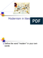 Modernism Notes