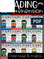 Free Reading Comprehension Read and Match