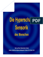 Die Hyperschall-Sensorik Des Menschen