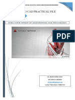 Auto Cad 2014 Practical File 1