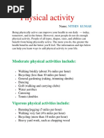 Physical Activity