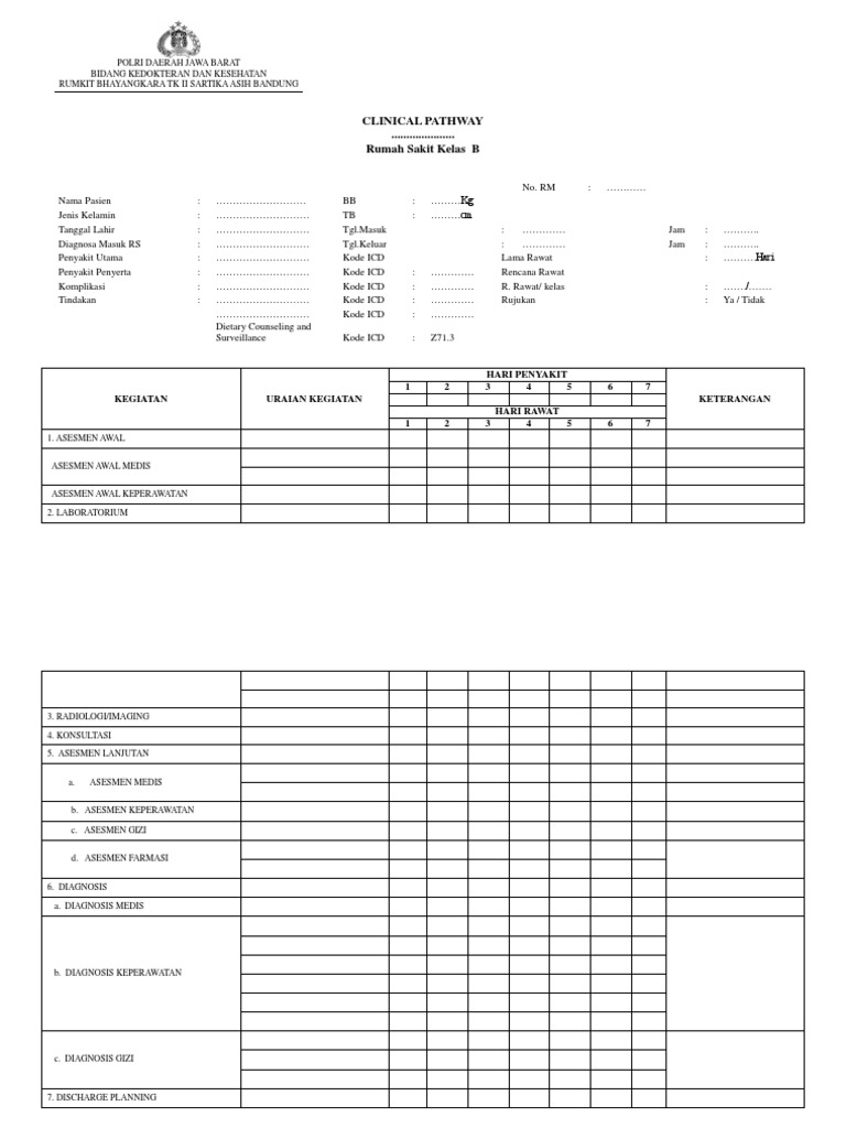 Contoh Pathway Keperawatan Klinik | PDF | Kesehatan Holistik | Sains ...