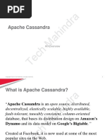 SS1123 - D2T - Apache Cassandra Overview PDF