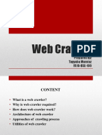 Web Crawler: Prepared By: Tayyaba Mumtaz FA16-BSE-109