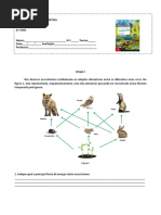 Ficha Avaliacao Ciencias 8 ano 2º periodo