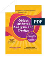 Object Oriented Analysis and Design For R-2017 by Krishna Sankar P., Shangaranarayanee N.P.