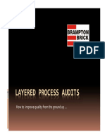 Improve Quality from the Ground Up with Layered Process Audits