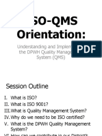 ISO QMS Orientation