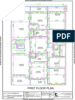 First Floor Plan: Firts Floor Working Drawing