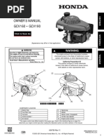 M. Honda GCV 160