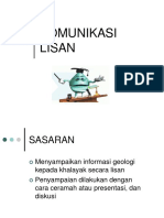 Teknik Komunikasi Geologi - Teknik Preentasi