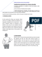 Frozen Shoulder Physio Exercise