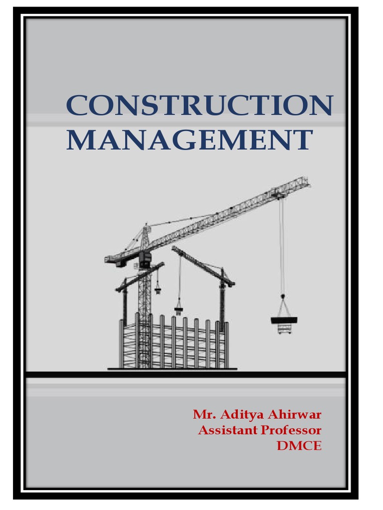 research topics in construction management pdf