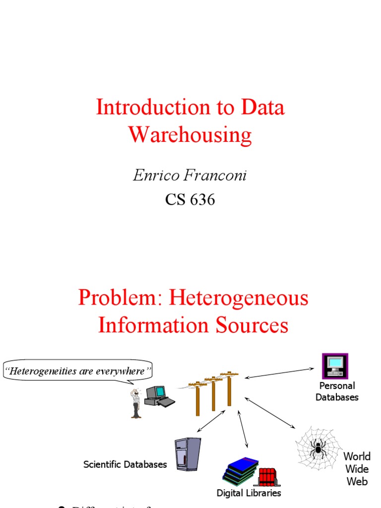 Introduction To Data Warehousing | PDF | Data Warehouse | Databases