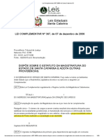 Lei Complementar 367 2006 de Santa Catarina SC