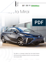 Toyota Mirai: A Technical Guide to Toyota's Hydrogen Fuel Cell Vehicle