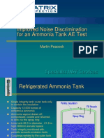 Improved Noise Discrimination For An Ammonia Tank AE Test: Specialist NDT Services