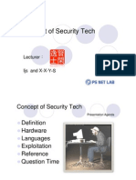 Concept of Security Tech: Lecturer