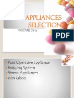 Appliances Selection: WOCARE Clinic