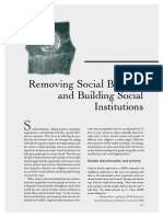 Removing Social Barriers and Building Social Institutions: Hapter