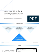 Building a Customer-First Bank Leveraging Blockchain