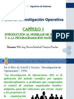 Investigación Operativa I - Capítulo 1