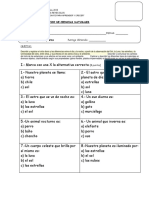 Prueba Ciencias Naturales Diagnostico